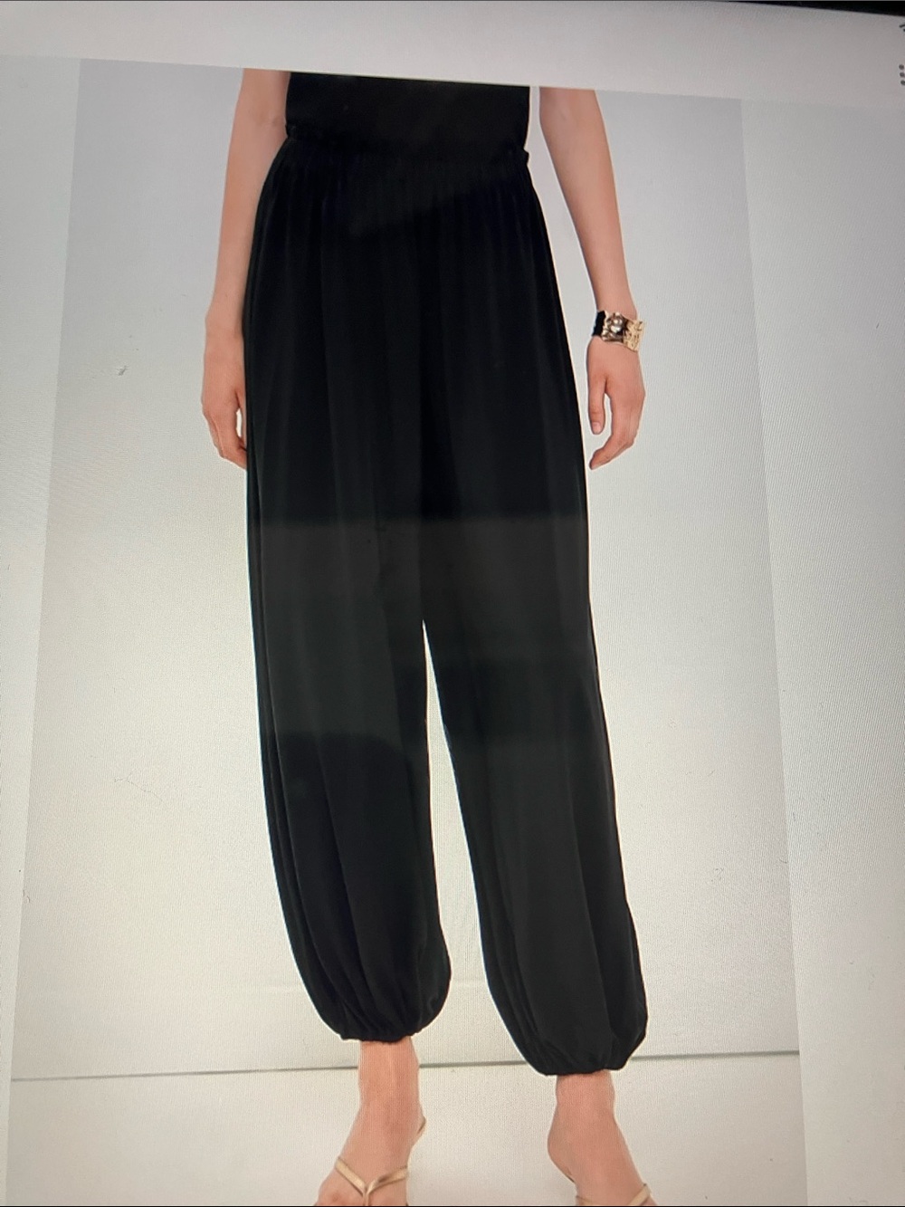 Starbella Elastic-Hem Women's balloon Jogger Pants